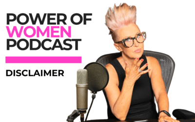 Power of Women podcast with Di Gillett: Disclaimer